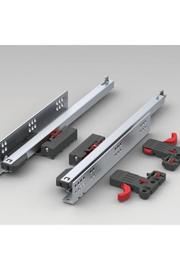 Samet Smart Slide Push Open 40' Push-Open Handleless Drawer Rail + Latch 40cm - 1