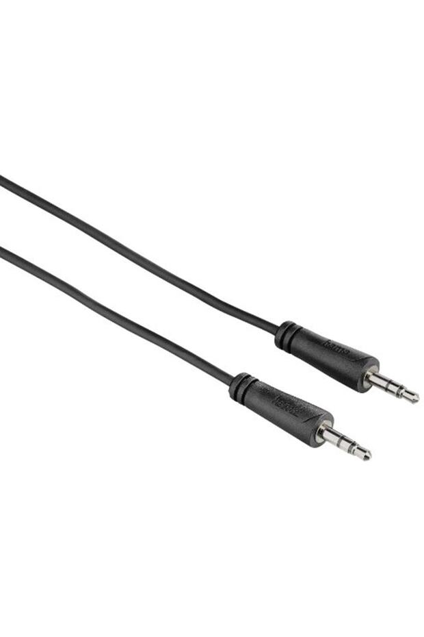 Hm.200724 3.5mm - 3.5mm Soket Stereo 3m Ses Kablosu Siyah - 1