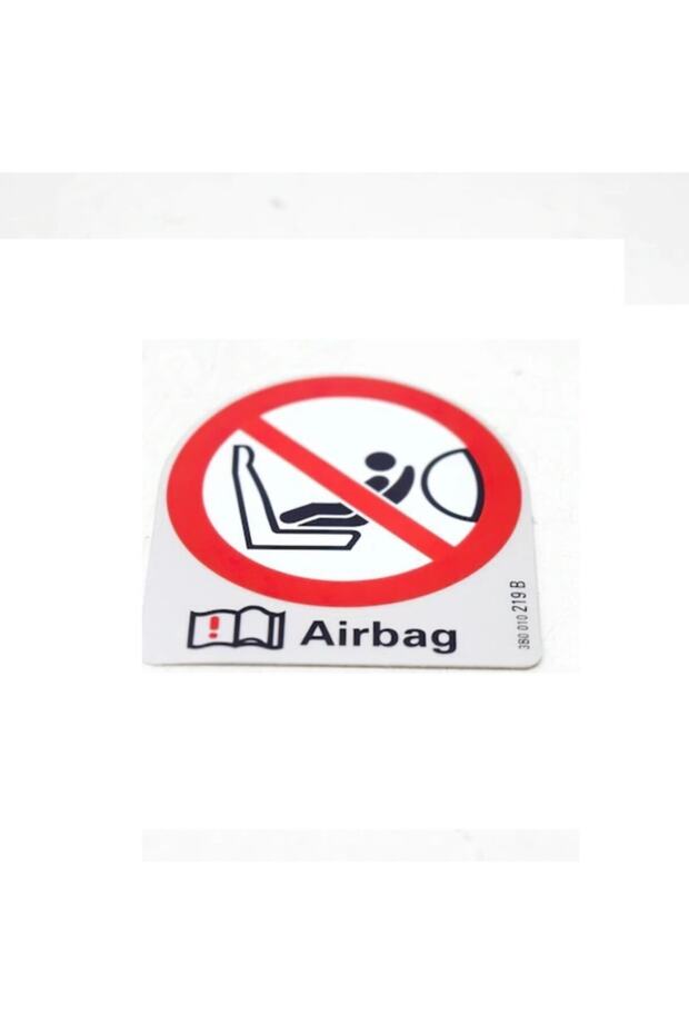 6 قطع 3 ب0010219 ملصق تحذير لحقيبة الهواء Airbag