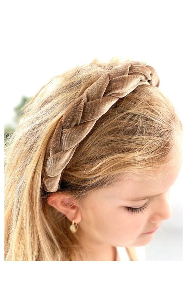 New Trend Large Wide Knit Velvet Crown Children's and Adult Crown Gold Honeycomb Gold