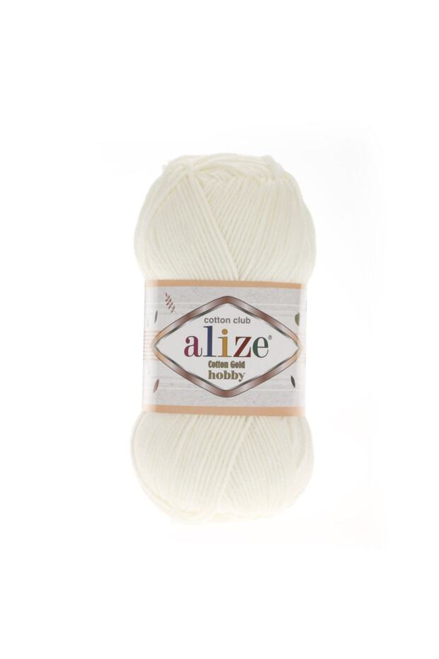 1 Yumak Cotton Gold Hobby El Örgü Ipi 50 gr Açık Krem 062 . "tek Adet Fiyatıdır." - 1
