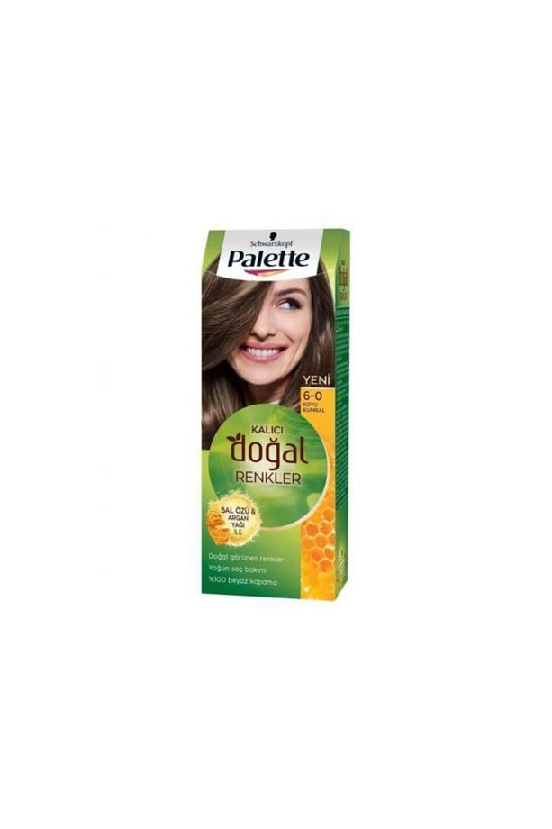 Kalıcı Doğal Renkler Saç Boyası 6-0 Koyu Kumral 3 Paket - 2