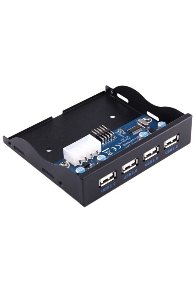 4990 3.5 Inç 4 Port Usb 9 Pin Dahili Floppy Disket Ön Panel Yuvası - 2