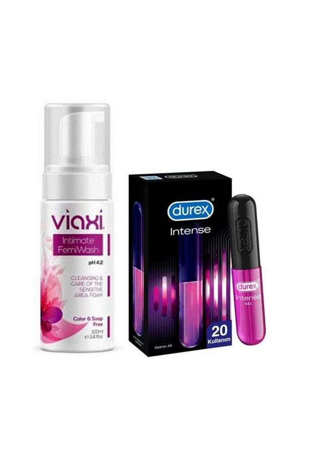 Intense Uyarıcı Jel 10ml Ve Viaxi Intim Temizleme Köpüğü 100ml - 1