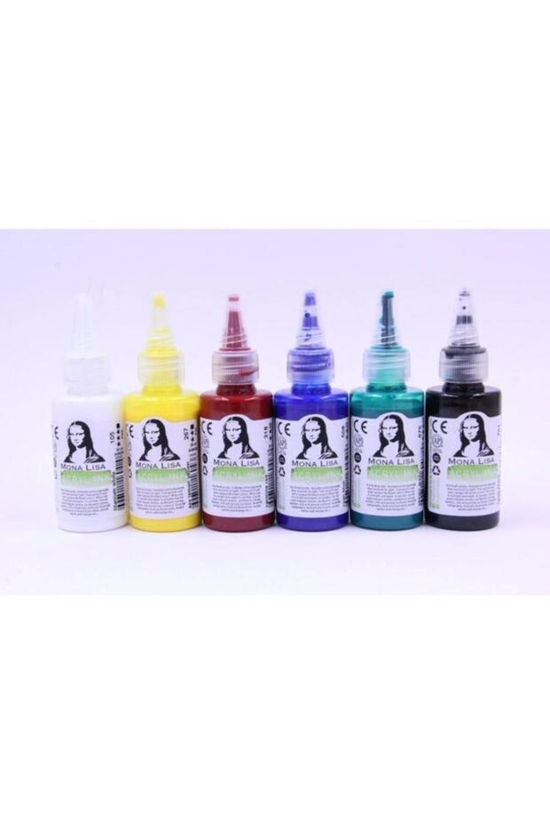 Mona Lisa Acryl Ink Akrilik Mürekkep 6 Renk 30 ml - 1