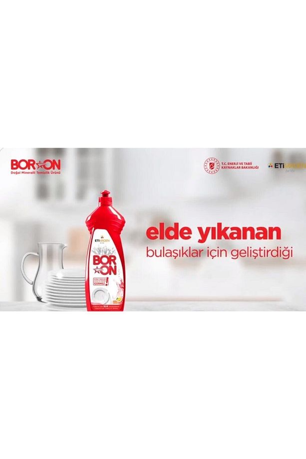 Boron Elde Yıkama Bulaşık Temizlik Ürünü 650 ml 2 Adet - 3