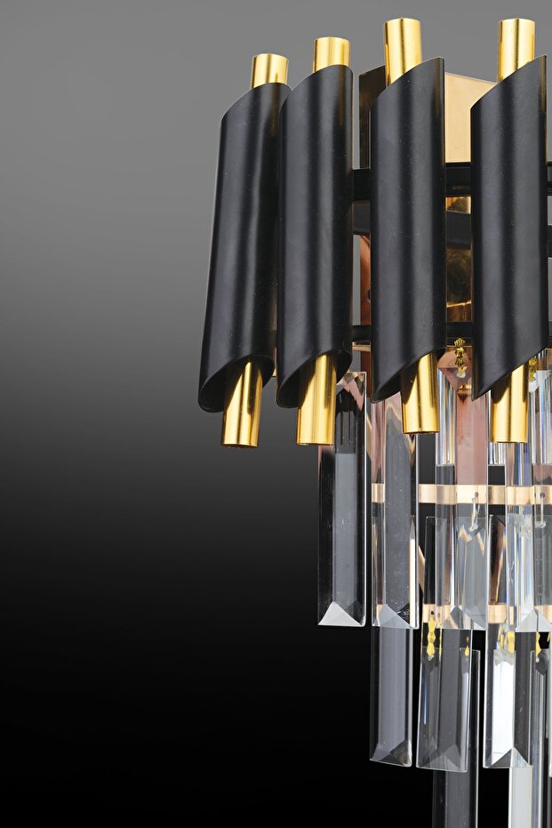 Luna Tekli Gold Taşlı Aplik - 2