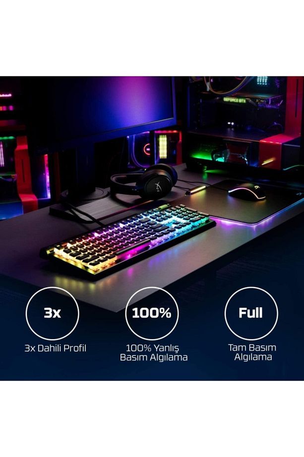 Alloy Elite 2 Rgb Mekanik Klavye Uk Layout Hkbe2x-1 - 2