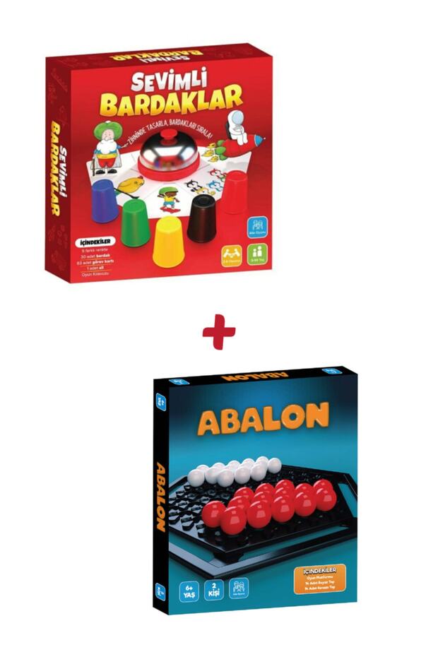 Cute Glasses / Abalon Set of 2