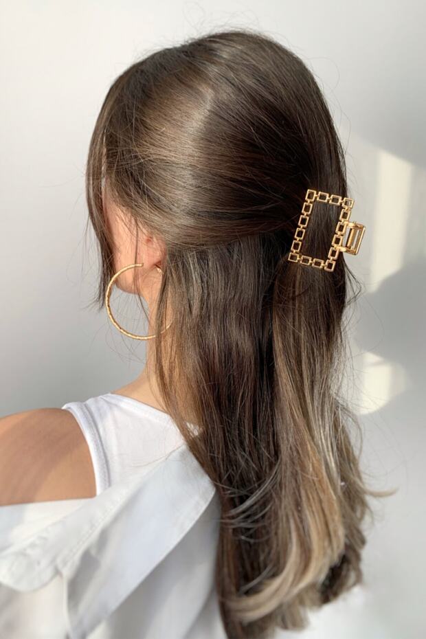 Gold Square Latch Buckle