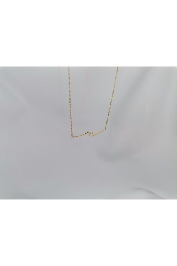 Dalga Kolye 925 Gümüş - 1