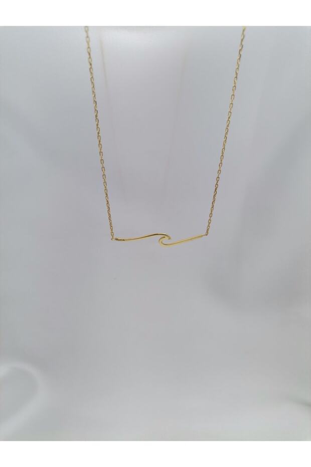 Dalga Kolye 925 Gümüş - 4