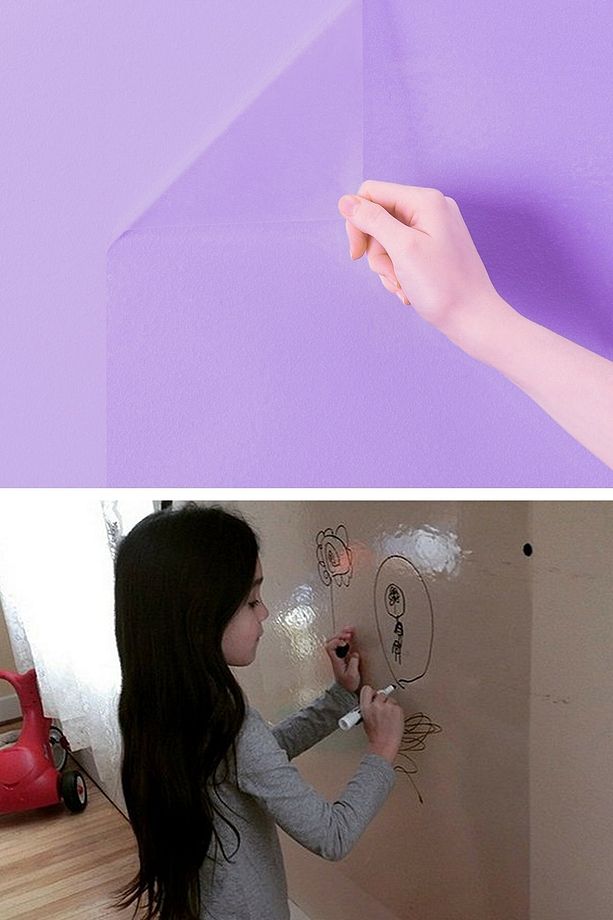 2 Adet Şeffaf Statik Akıllı Kağıt Şeffaf Yazı Tahtası Kalem 120x100 Cm Yapışkansız - 6
