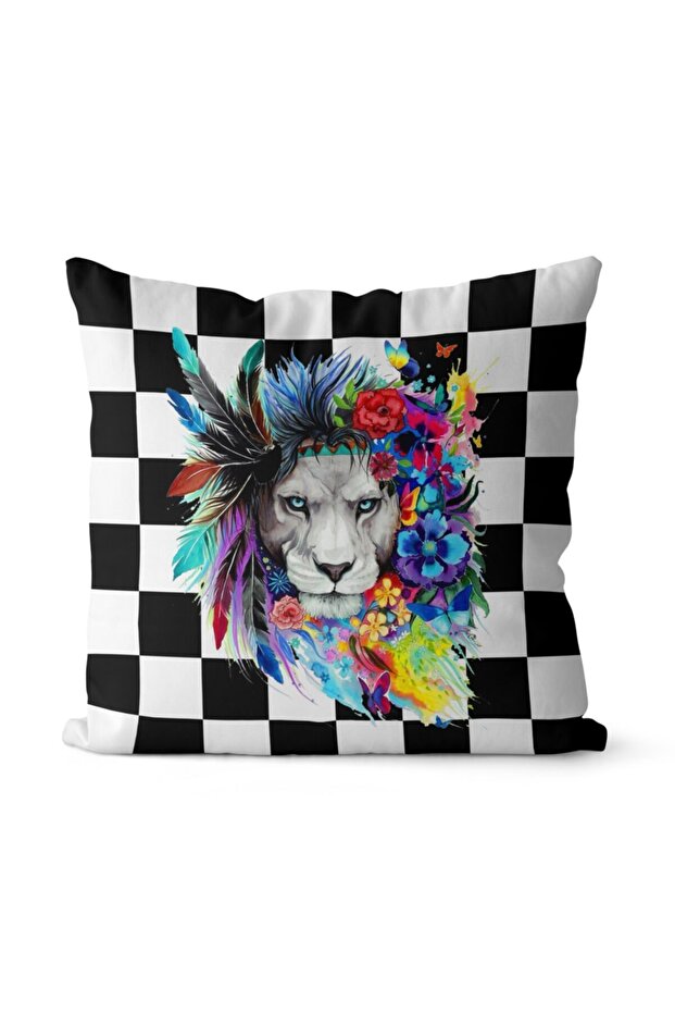 Double Sided Throw Pillow Cover Code: Kir3977 - 1