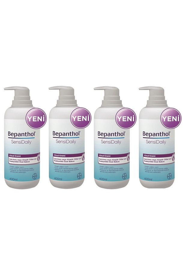 Sensidaily Pompalı Vücut Kremi 400 Ml 4 Adet - 1