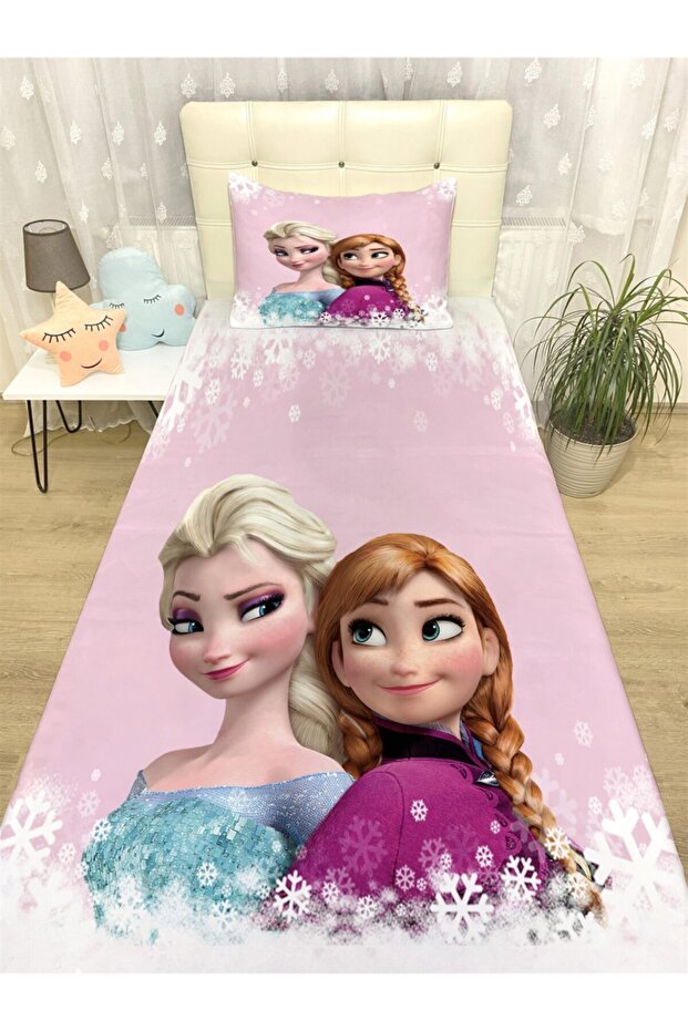 مفرش سرير ووسادة منقوشة Elsa 14 - 1