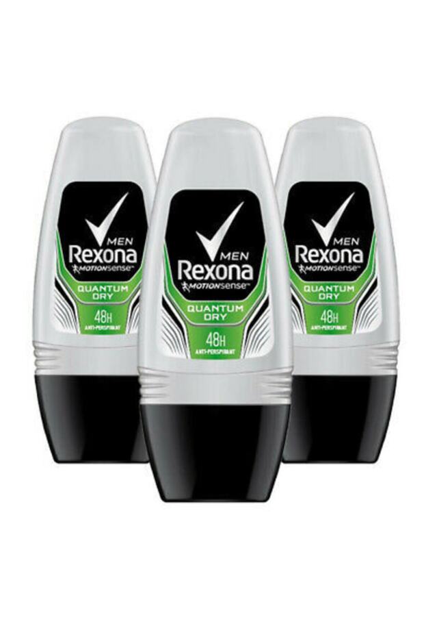 Men Quantum Dry Roll On 50 ml X 3 Adet - 1