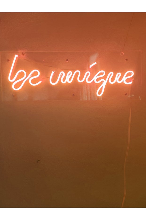 Be Unique Neon Shapes Sign Neon Led Decorative Wall Lighting Neon Wall Lettering