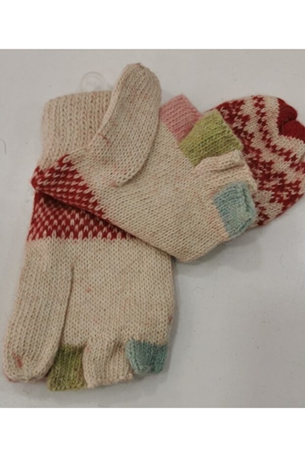 Kapaklı Yün Eldiven - 2