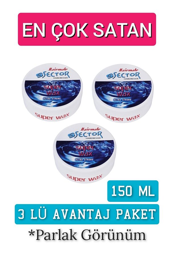 Super Wax Ultra Strong 150ml X 3 Adet - 1