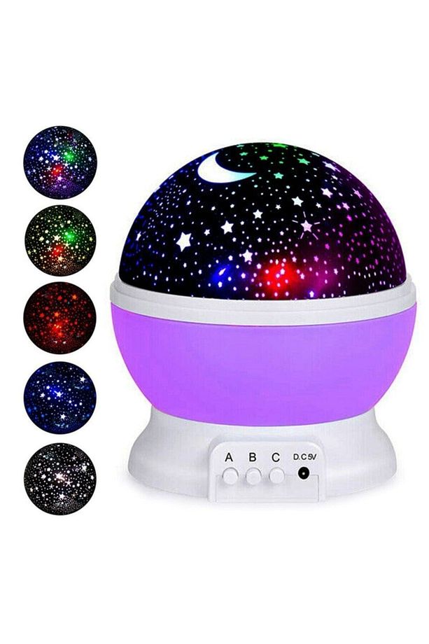 Star Projeksiyon Led Gece Lambası Usb Tavan Yıldız Yansıtma Işığı - 2