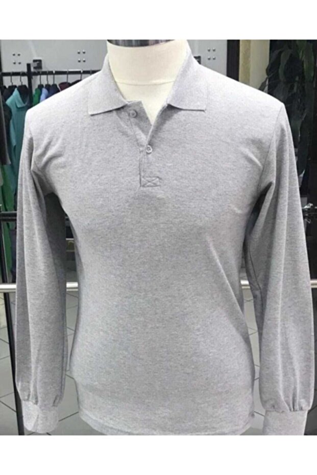 Unisex Polo Neck T-shirt Long Sleeve