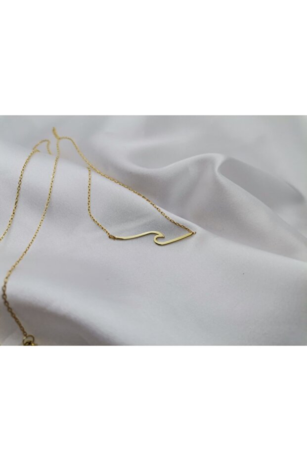 Dalga Kolye 925 Gümüş - 2