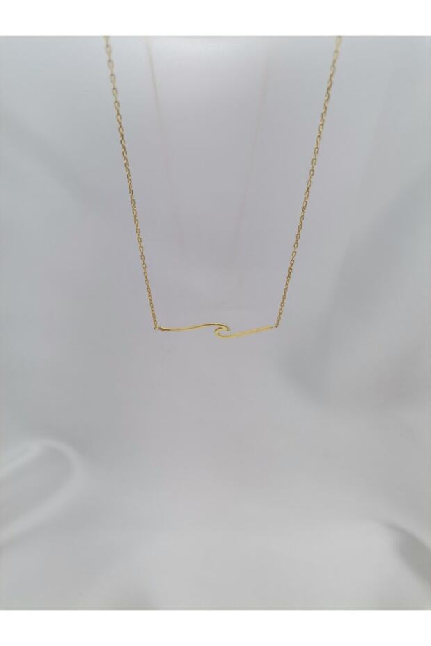 Dalga Kolye 925 Gümüş - 3