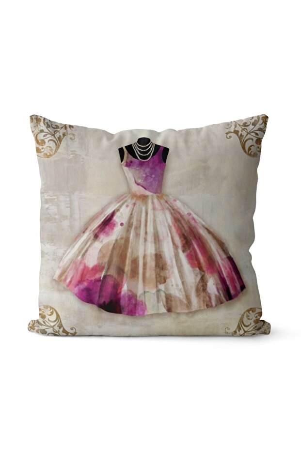 Double Sided Throw Pillow Cover Code: Kir3852 - 1