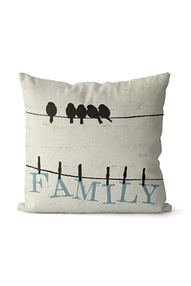 Double Sided Throw Pillow Cover Code: Kir3866 - 1