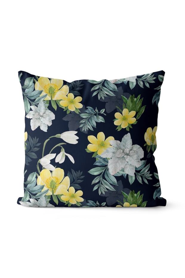 Double Sided Throw Pillow Cover Code: Kir4014 - 1