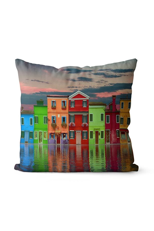 Double Sided Throw Pillow Cover Code: Kir4115 - 1