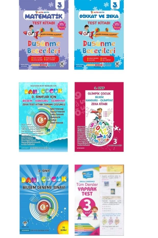 Altın Nokta 3. Sınıf Bilsem Seti + Yaprak Test - 1