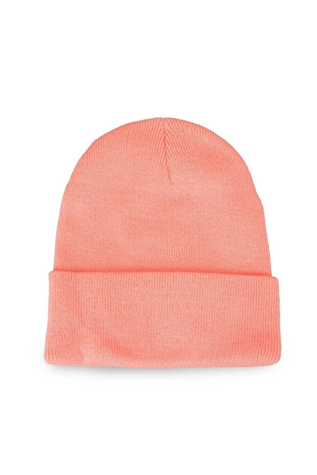 Puppy Mouth Basic Beret Unisex Salmon Beret