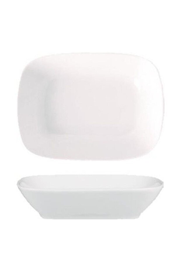 EntHotel 20 Cm Square Boat Plate 12 Pieces
