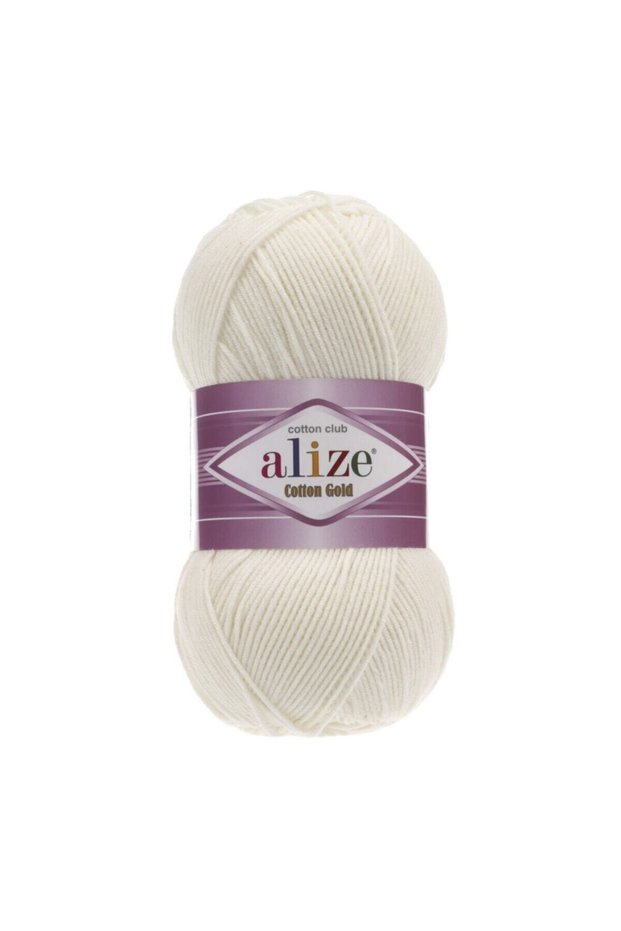 Summer Cotton Yarn Cotton Gold AMIGURUMI PUNCH YARN 62 LIGHT CREAM
