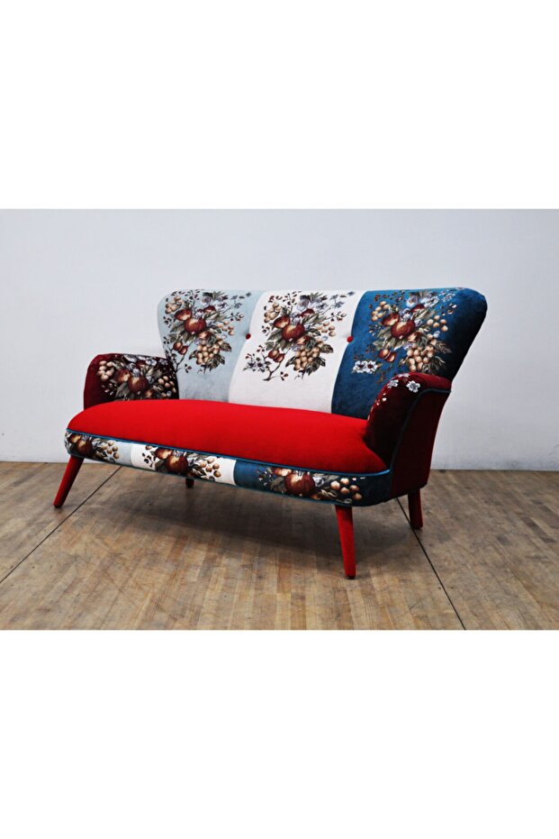 Goblen Ikili Kanepe - Fuşya - 2