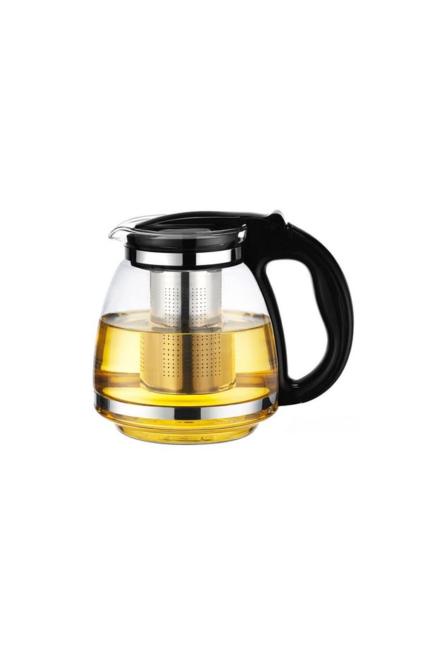 Çelik Süzgeçli Cam Demlik 700ml. - 1