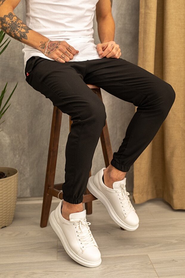 Spodnie joggery Slim Fit - 1