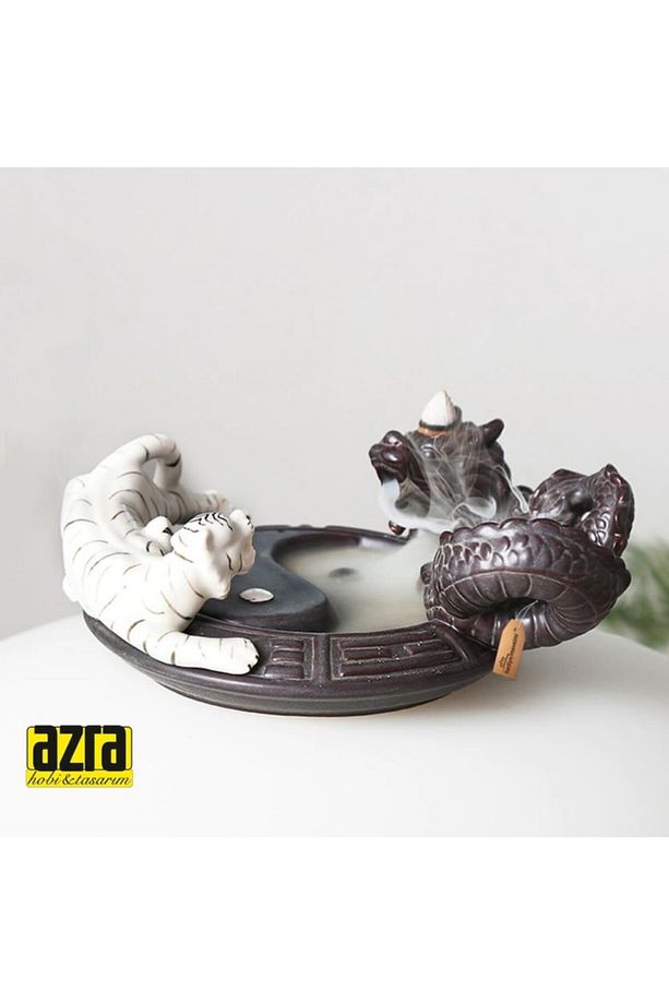 Ejderha Ve Kaplan Tasarımlı Tütsülük - 2