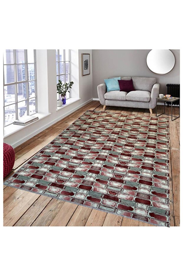 Savan 12m2 Carpet Covering Brick Red