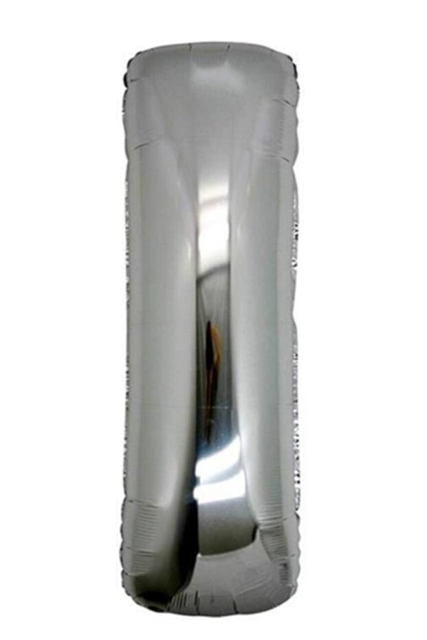 Silver Silver 100 Cm Foil Balloon - Surprise Gift for Birth, Age, Party and Special Occasions