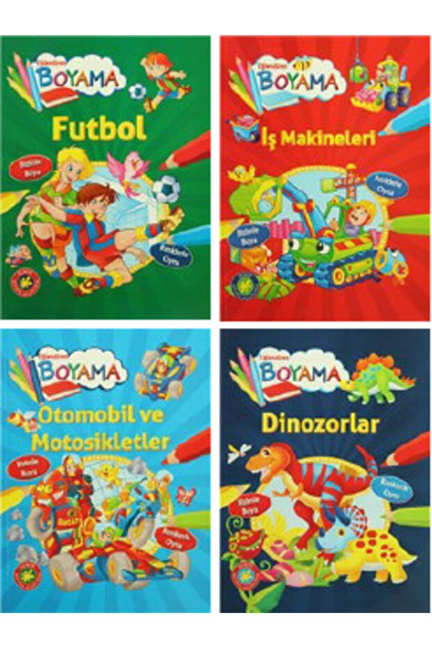 Entertaining Coloring (4 Books) - Glitter Kids Sets