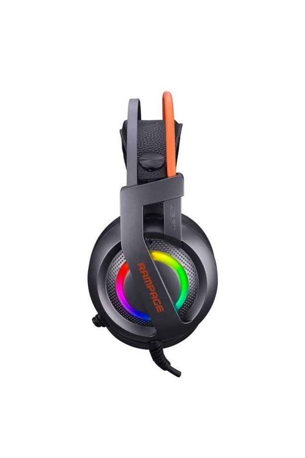 Rm-x7 Tornado Usb Rgb 7.1 Siyah Cmedıa 100b Chipset Usb Rgb Led Efektli Oyuncu Mikrofonlu Kulaklık - 3