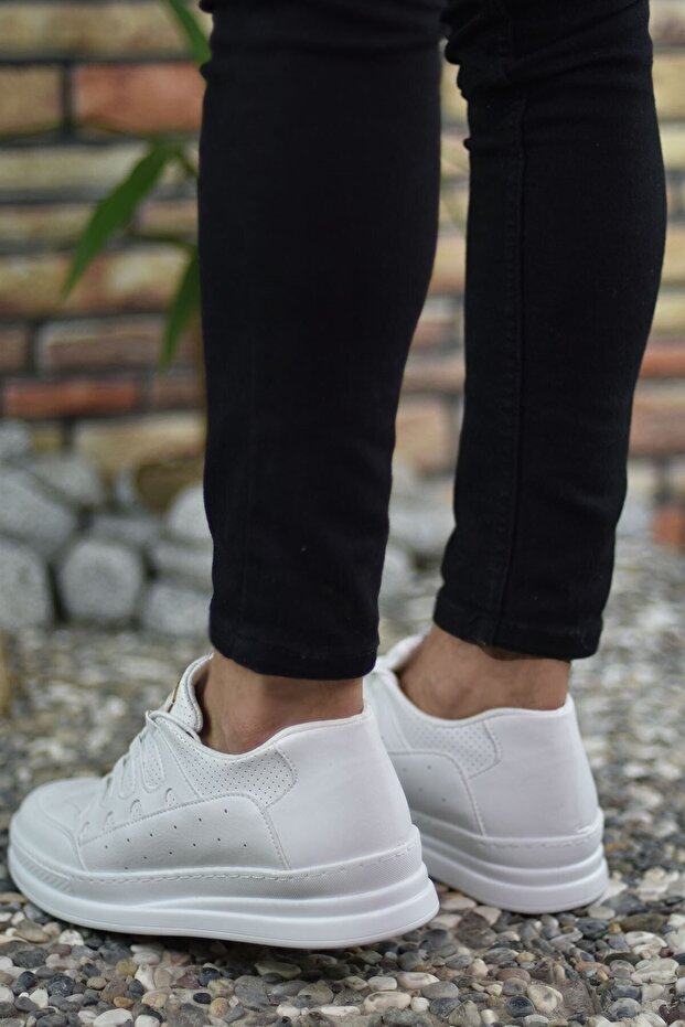 Beyaz Erkek Sneaker - 5
