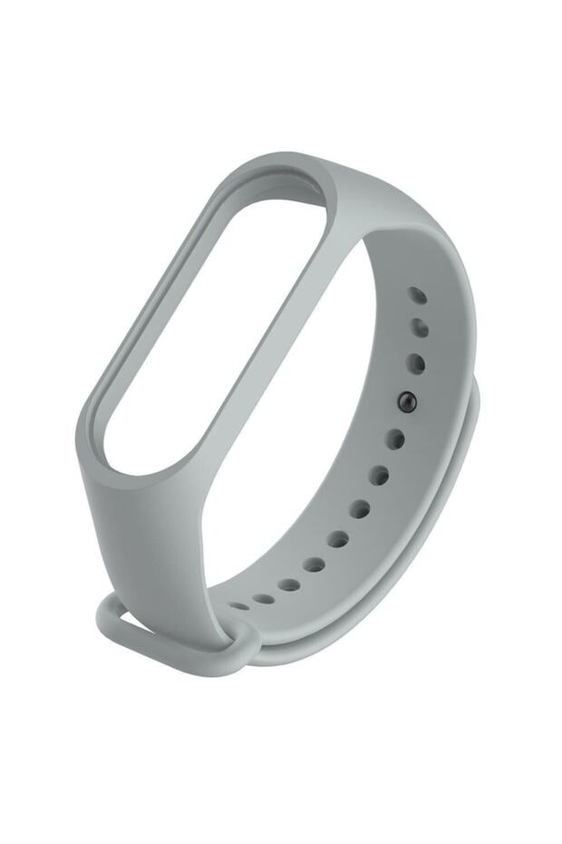 Gray Silicone Cord Strap For Xiaomi Mi Band 3