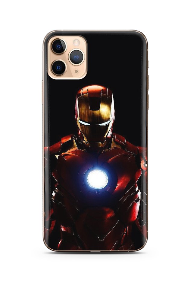 Iphone 11 Pro Iron Man Design Silicone Phone Case
