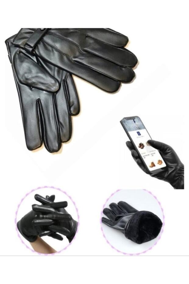 Erkek Suni Deri Eldiven - 3