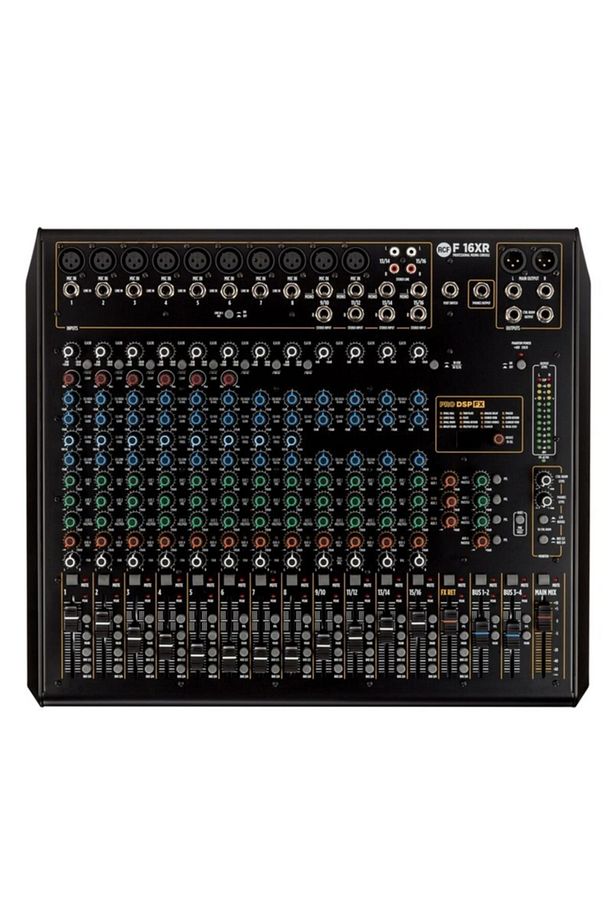 F16xr 16 Kanal Usbli Analog Deck Mikser - 1