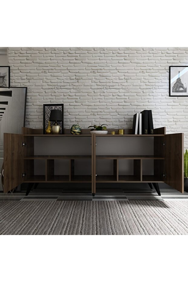 Dekormia Newcount Ceviz Konsol 180 cm - 1